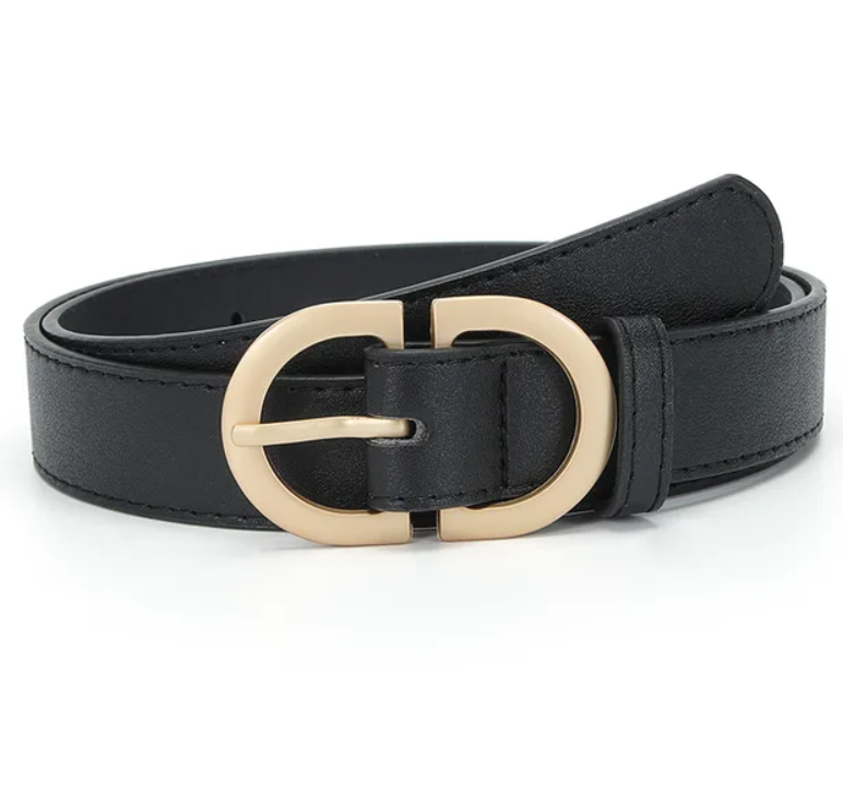 Ремень женский с золотой пряжкой 85 см Ремень женский с золотой пряжкой 85 см