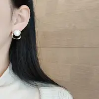 Серьги женские жемчужные Золотистые