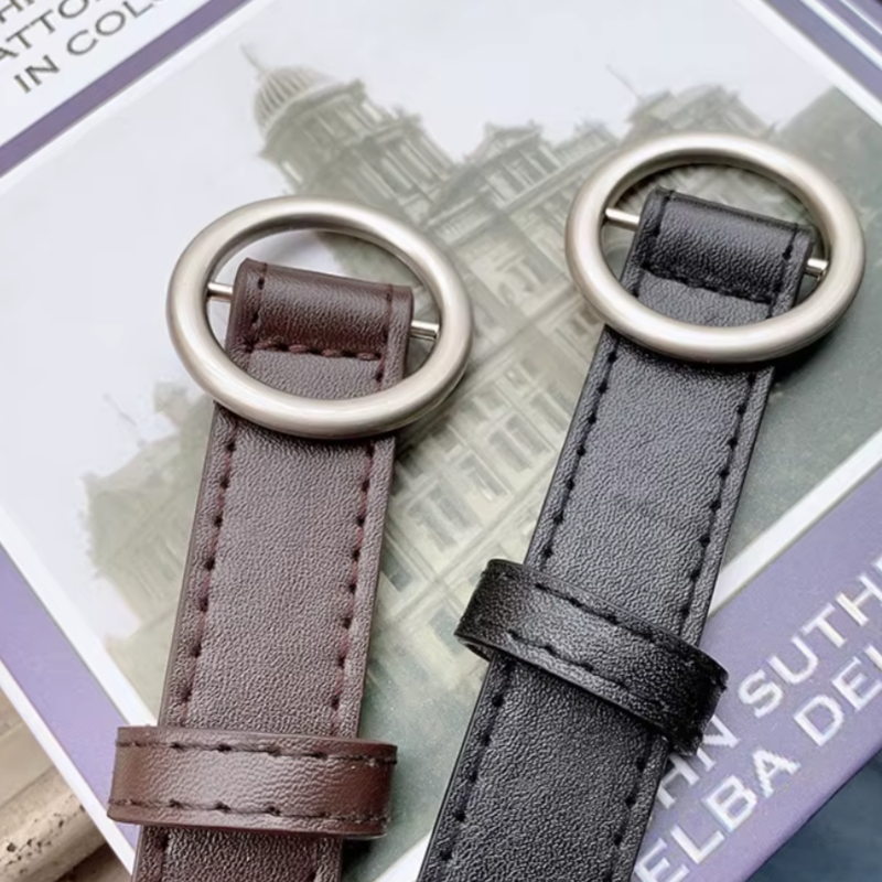 Ремень с круглой пряжкой 115 см Ремень с круглой пряжкой 115 см