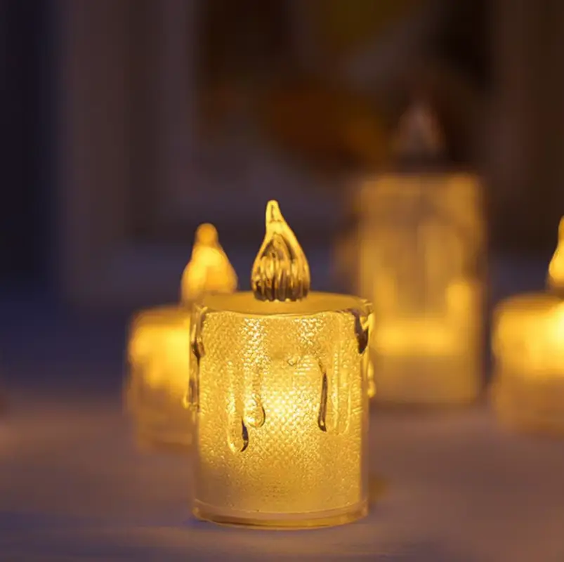 Свечи светодиодные на батарейках 5 штук