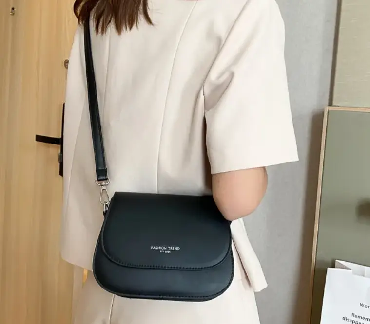 Сумка кросс-боди мини экокожа черная