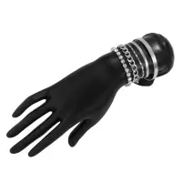 Набор браслетов серебристые 5 штук