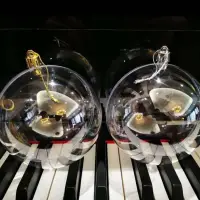 Пластиковые шарики заготовки для ёлочных игрушек 7 см 5 штук