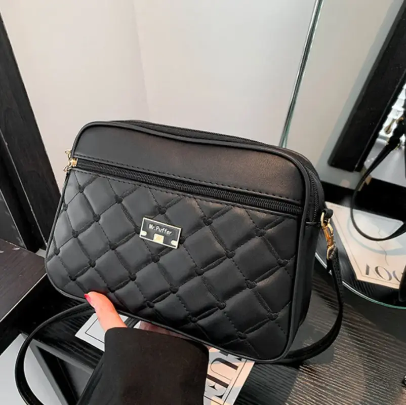 Сумка кросс-боди экокожа черная