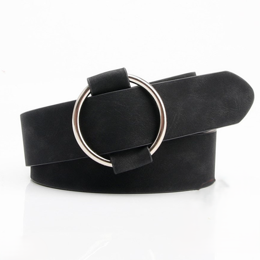 Ремень на талию с круглой пряжкой 97 см