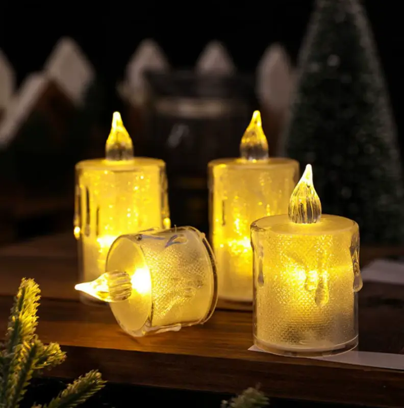 Свечи светодиодные на батарейках 5 штук