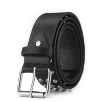 Ремень из экокожи с шипами 115 см Ремень из экокожи с шипами 115 см