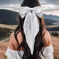 Женская заколка бант для волос