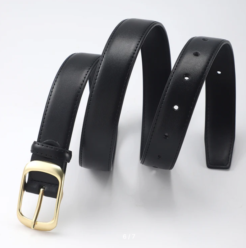 Ремень женский с золотой пряжкой 100 см Ремень женский с золотой пряжкой 100 см