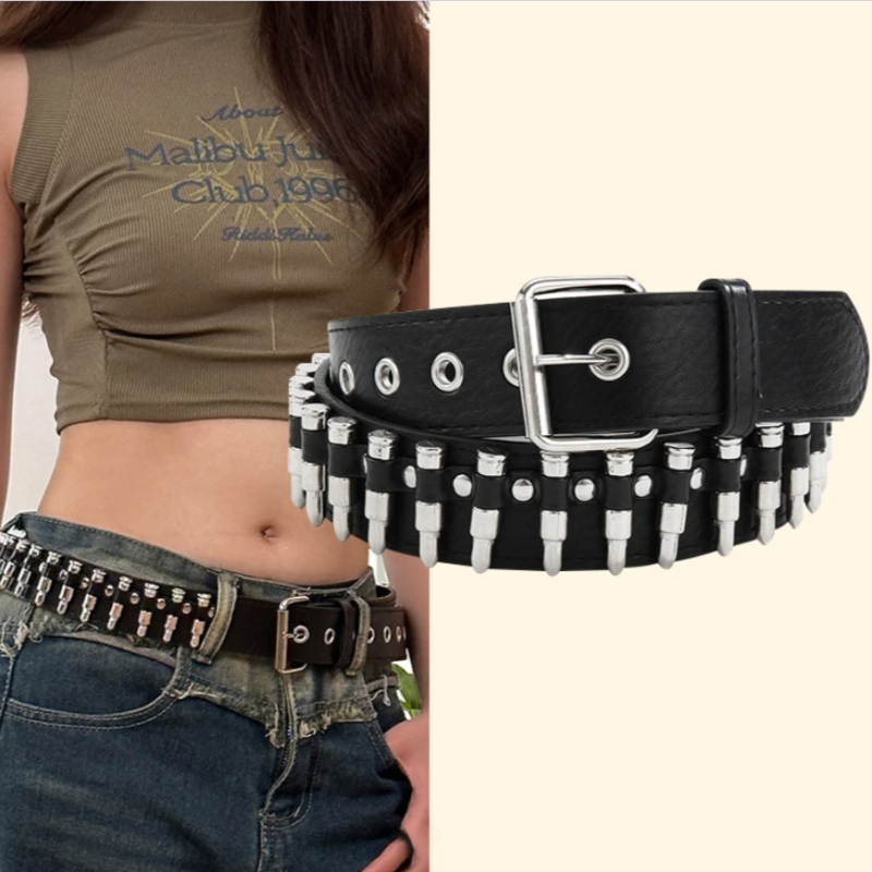 Ремень черный патронташ 85 см Ремень черный патронташ 85 см