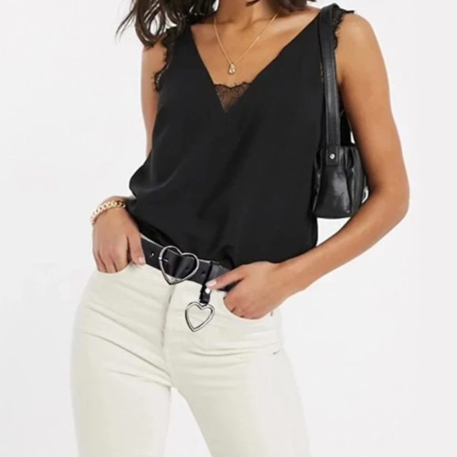 Ремень с пряжкой в форме сердца 75 см Ремень с пряжкой в форме сердца 75 см