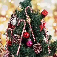 Леденцы на ёлку акриловые 6 штук