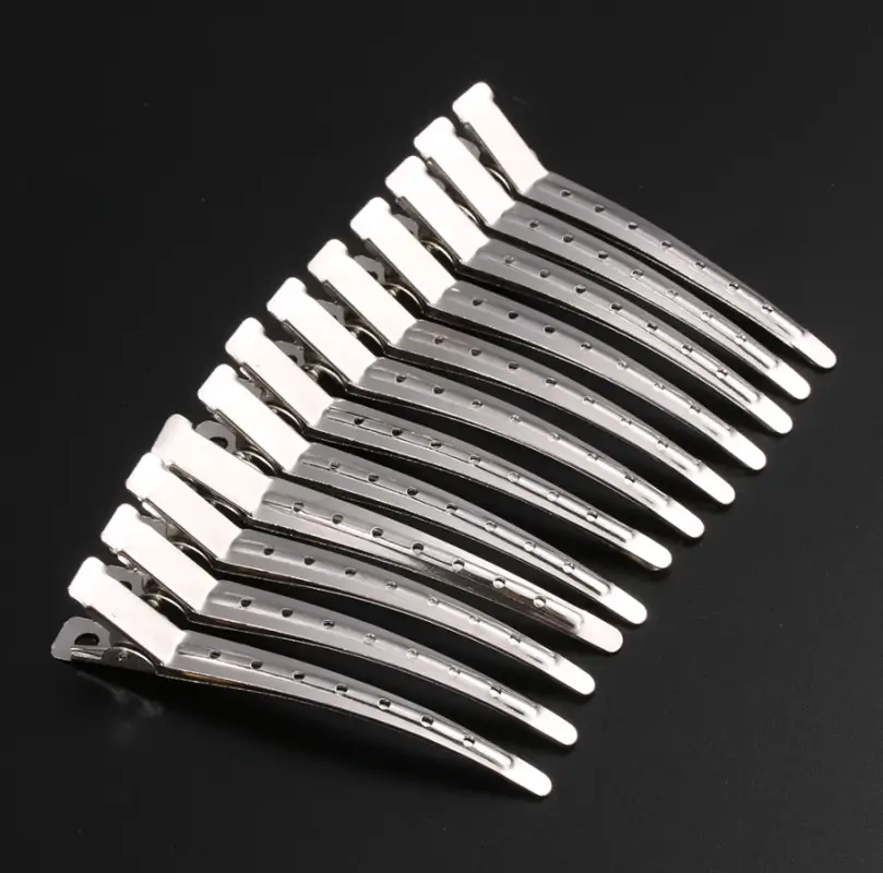 Зажимы для волос металл набор 12 штук