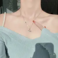 Подвеска Планета со звездами серебристая