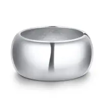 Браслет массивные серебристый