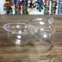 Пластиковые шарики заготовки для ёлочных игрушек 7 см 5 штук