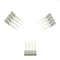 Зажимы для волос парикмахерские 4,5 см металлические 12 штук