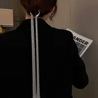 Заколка для волос с цепочками 42см