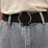 Ремень на талию с круглой пряжкой 97 см