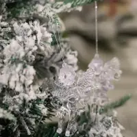 Елочные украшения Ангелочки 7 см 4 штуки