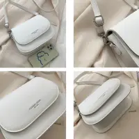 Сумка кросс-боди экокожа белая