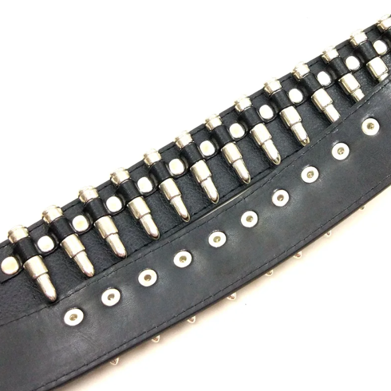 Ремень черный патронташ 85 см Ремень черный патронташ 85 см