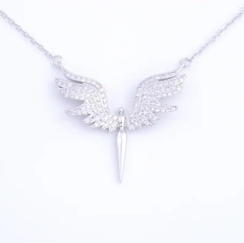 Цепочка женская с подвеской ангел