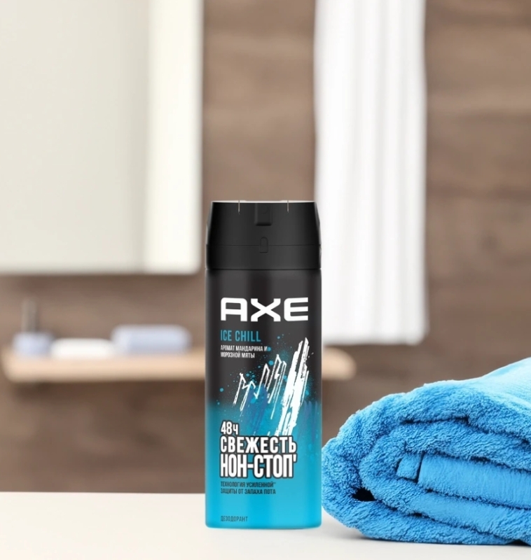 Дезодорант-спрей мужской AXE Ice Chill, 150мл