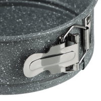 SATOSHI Буко Форма для выпечки круглая разъемная, угл.сталь, 18х6,5см, антиприг. покрытие "Мрамор"