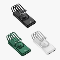 Power Bank с функцией беспроводно зарядки 20000mAh (черный)