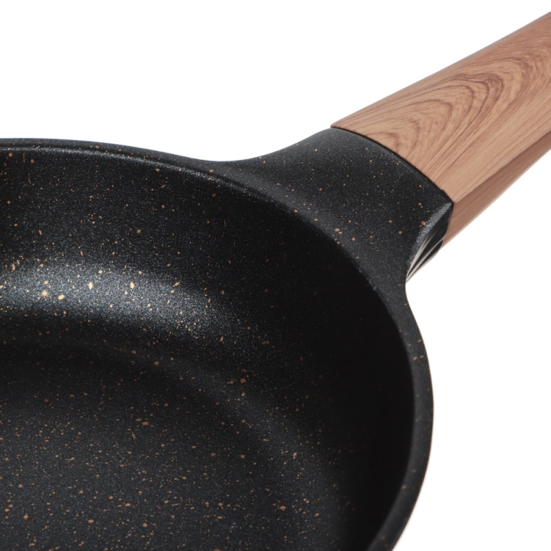 SATOSHI Карнуа Сковорода литая d20см, антипригарное покрытие Мрамор, индукция