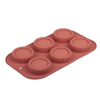 VETTA Форма силиконовая 6 ячеек, 29x17x2см "Шарлотка"