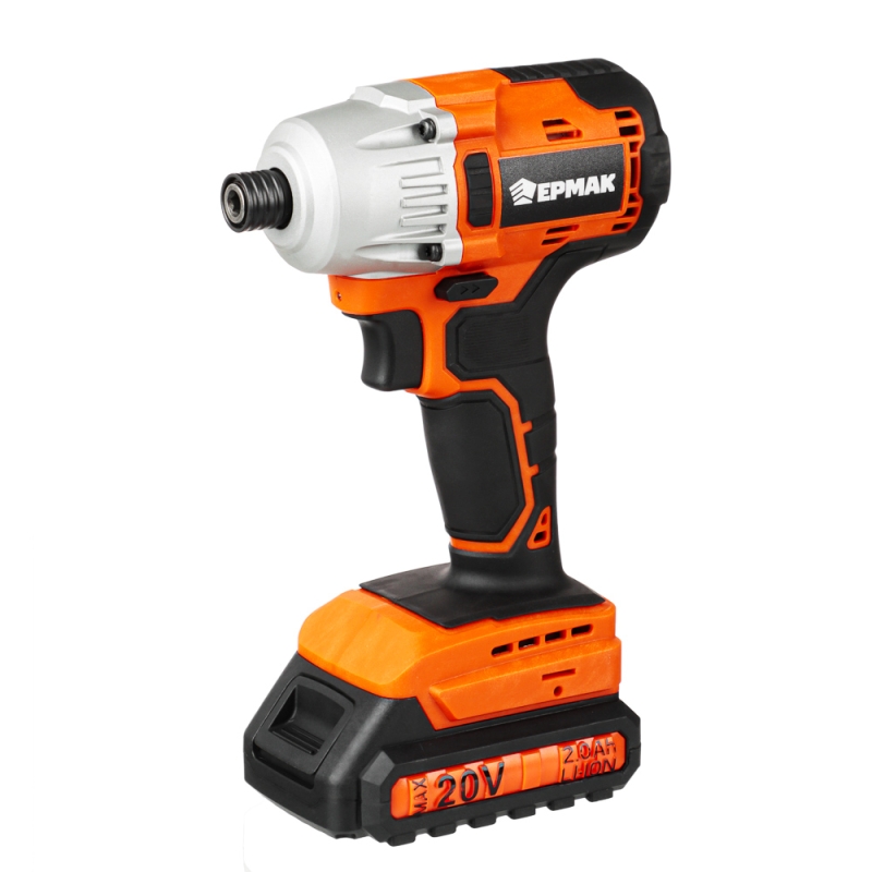 ЕРМАК X-PRO Импакт,ударный,бесщёт.винтоверт аккум.серия,единая аккум.батарея Li-ON 20В, 2,0 А*ч. ЕРМАК X-PRO Импакт,ударный,бесщёт.винтоверт аккум.серия,единая аккум.батарея Li-ON 20В, 2,0 А*ч.