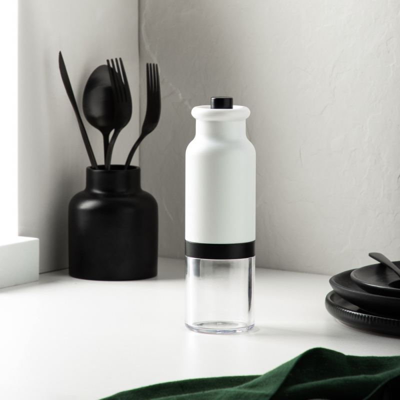 SATOSHI Мельница для специй электрическая, гравитационная 18,5см, пластик/акрил