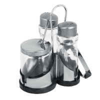 VETTA Набор для соли, перца и горчицы с салфетницей "Комфорт", h13см, нерж. сталь, стекло VETTA Набор для соли, перца и горчицы с салфетницей "Комфорт", h13см, нерж. сталь, стекло