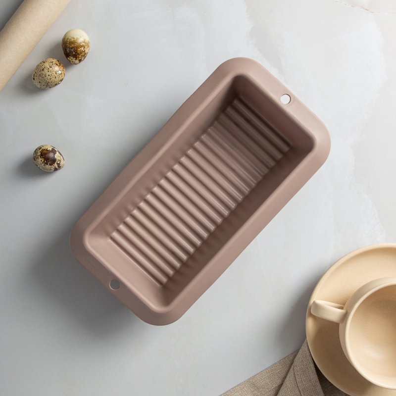 SATOSHI Алион Форма для выпечки хлеба 23x12,5х6см, силикон SATOSHI Алион Форма для выпечки хлеба 23x12,5х6см, силикон