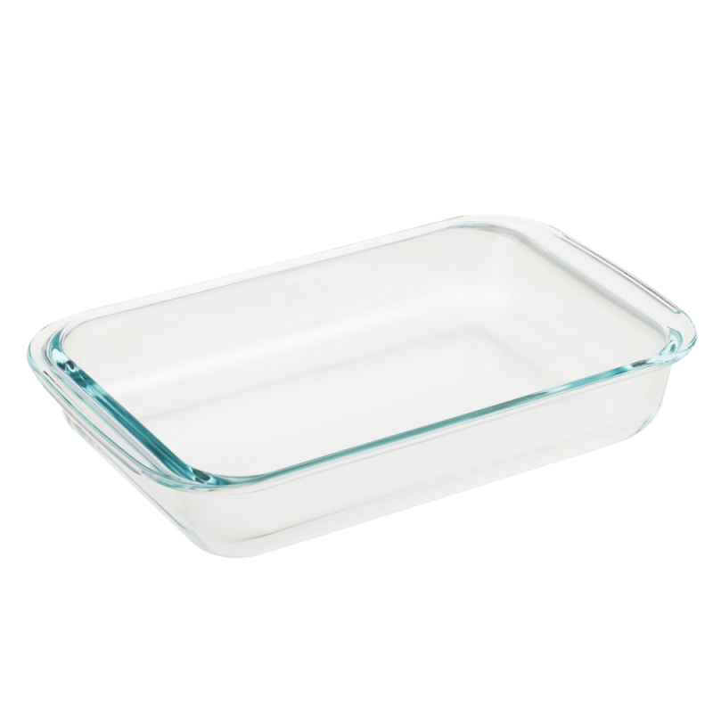 SATOSHI Форма для запекания/хранения жаропрочн. стекло, с крышкой из полипропил. 26,7х16,2х6см, 1л