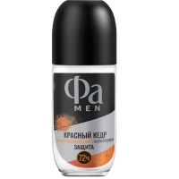 Дезодорант роликовый мужской ФА Men Красный кедр, 50мл Дезодорант роликовый мужской ФА Men Красный кедр, 50мл