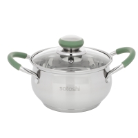 SATOSHI Марли Набор кастрюль 6 пр. (1,9л+3,6л+6,0л) со стекл. крышкой