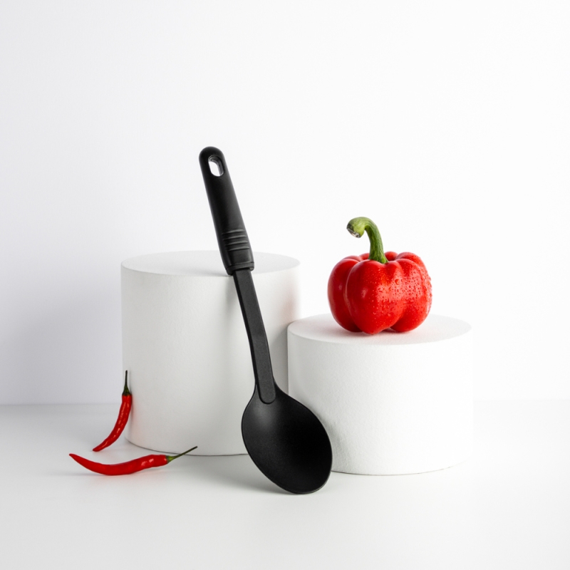 Блэк Ложка поварская, жаропрочный нейлон WH 1013-11 Блэк Ложка поварская, жаропрочный нейлон WH 1013-11