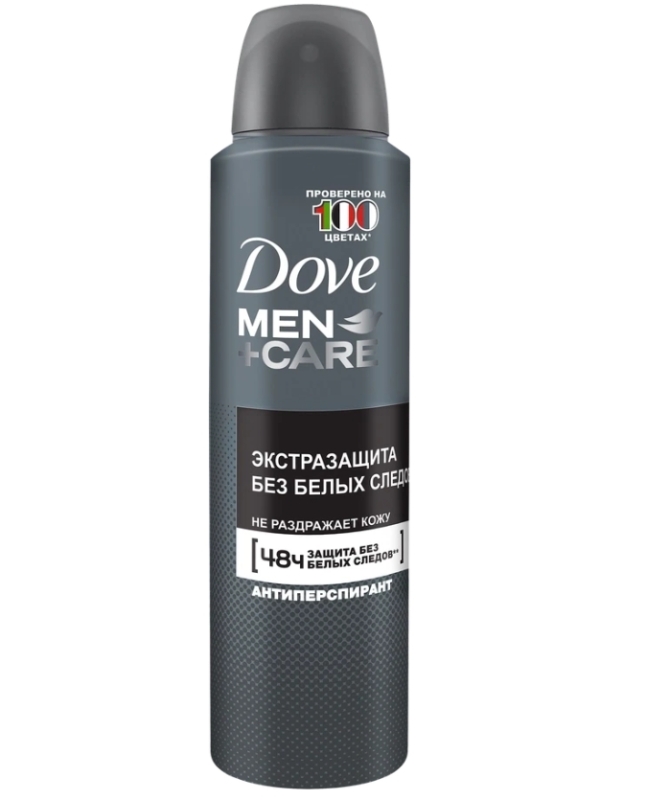 Антиперспирант-спрей мужской DOVE Men Экстразащита без белых следов, 150мл