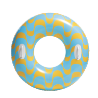 Круг для плавания &laquo;Водоворот&raquo;, d=91 см, от 9 лет, цвет голубой\желтый