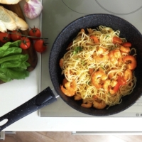 Сковорода HOMECLUB Marble 26см литая со съемной ручкой soft touch HC-26I-SR