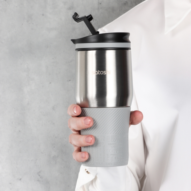 SATOSHI Велета Термос-кружка 380мл, нержавеющая сталь 18/10