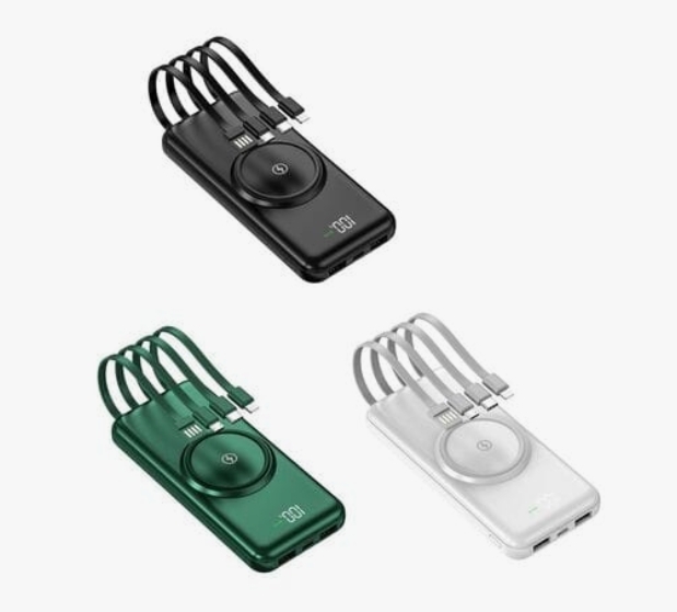 Power Bank с функцией беспроводно зарядки 20000mAh (черный) Power Bank с функцией беспроводно зарядки 20000mAh (черный)