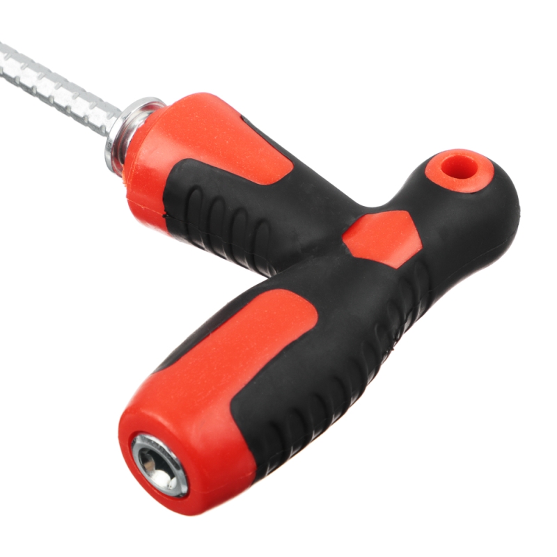 ЕРМАК Отвертка телескопическая двусторонняя, Т-образная 2х-комп. рукоятка, с фиксатором