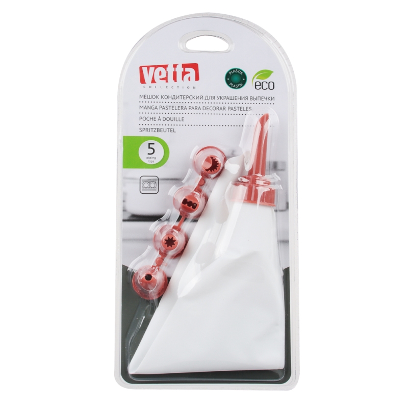 VETTA Мешок кондитерский, 5 насадок VETTA Мешок кондитерский, 5 насадок