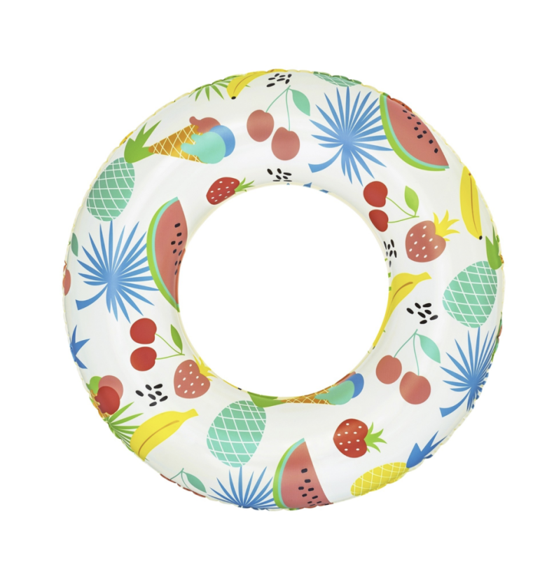 Круг надувной для плавания &laquo;Тропики&raquo;, d=61 см, от 3-6 лет, фрукты