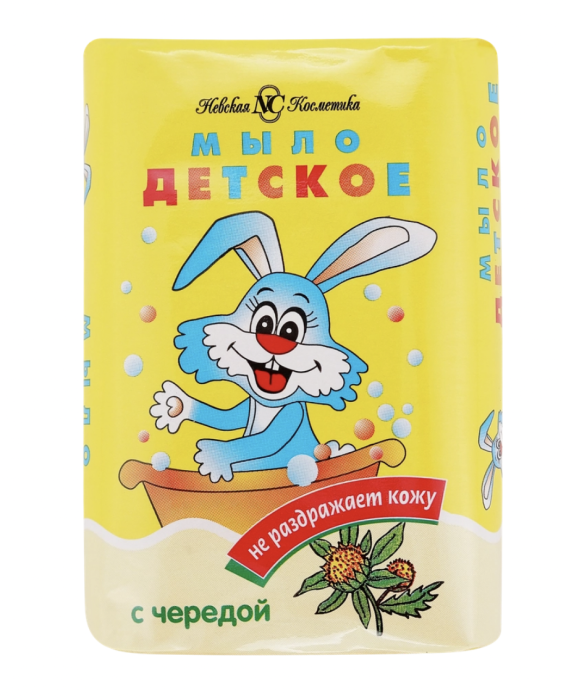 Туалетное мыло НЕВСКАЯ КОСМЕТИКА Детское с экстрактом череды, 90г
