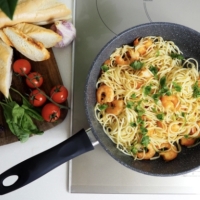 сковорода HOMECLUB Stone 26см, глубокая, литой алюминий